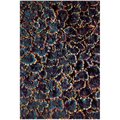 Safavieh Fiesta Shag Small Rectangle Area Rug, Turquoise and Multicolor - 4 x 6 ft. FSG371K-4